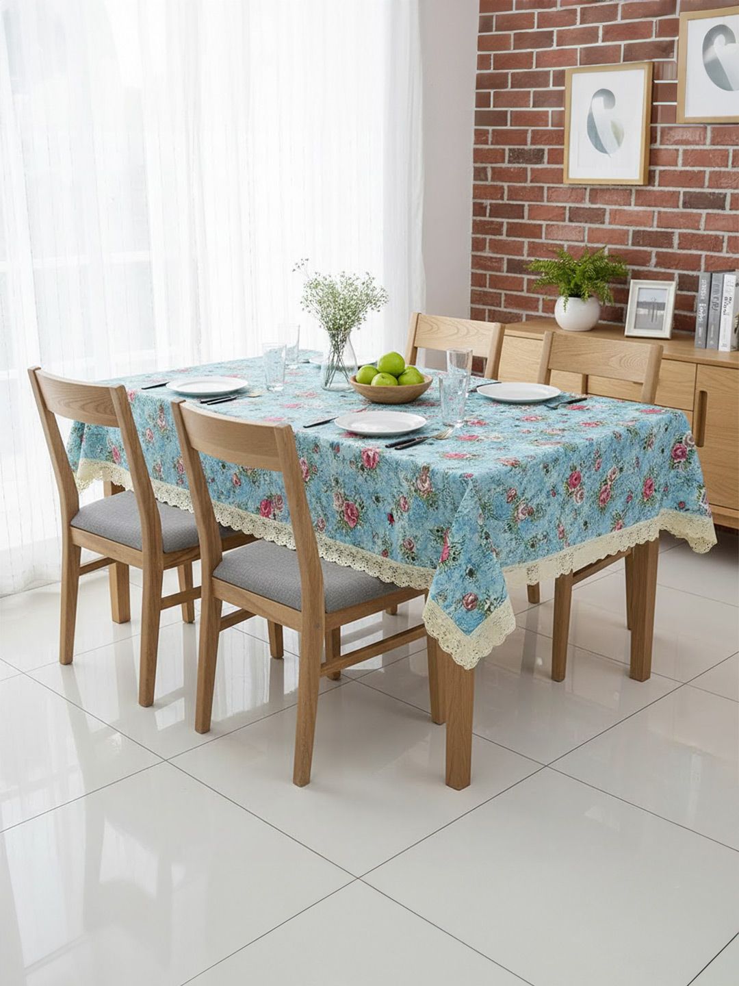 CASA-NEST CASA-NEST Blue 4-Seater Table Cover