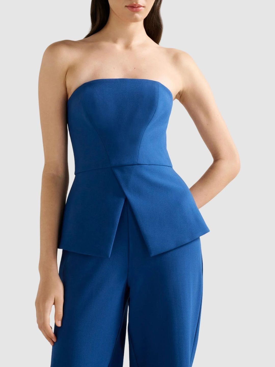 Off-Shoulder Basic Jumpsuit