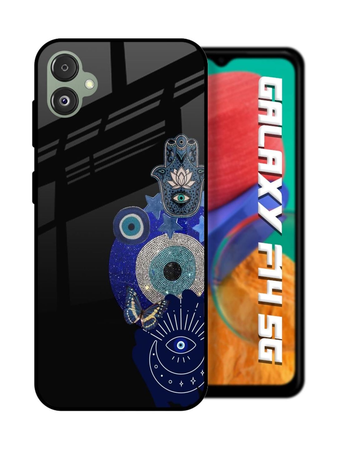 QRIOH Abstract Printed Samsung Galaxy F14 5G Back Case Mobile Accessories