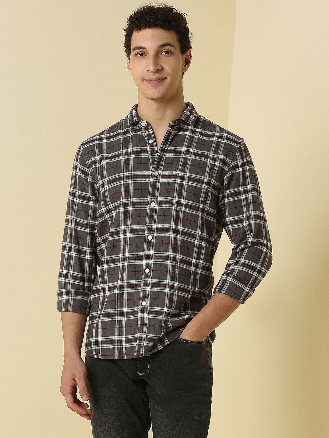 Allen Solly Allen Solly Men Checked Casual Shirt