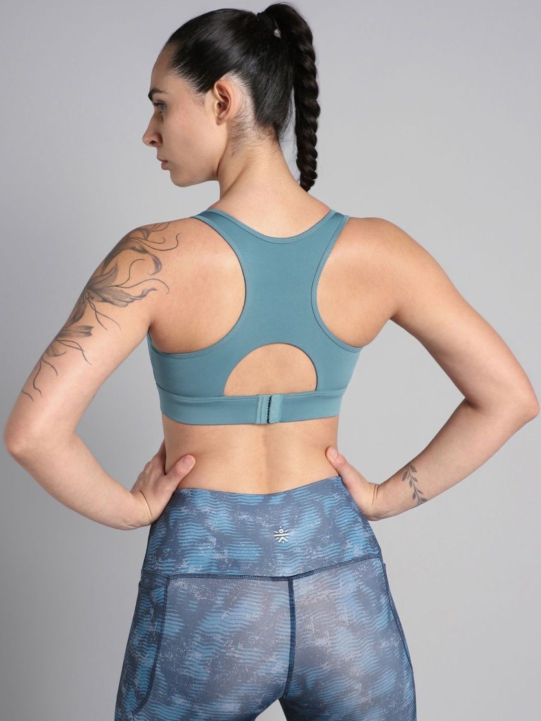 CULT Women Cult Blue Racerback Hook Bra
