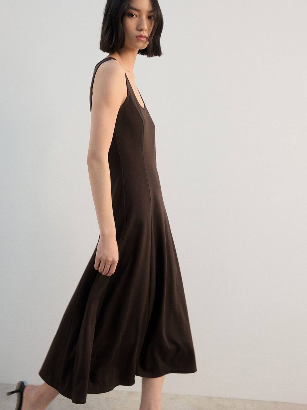 Fit & Flare Midi Dress