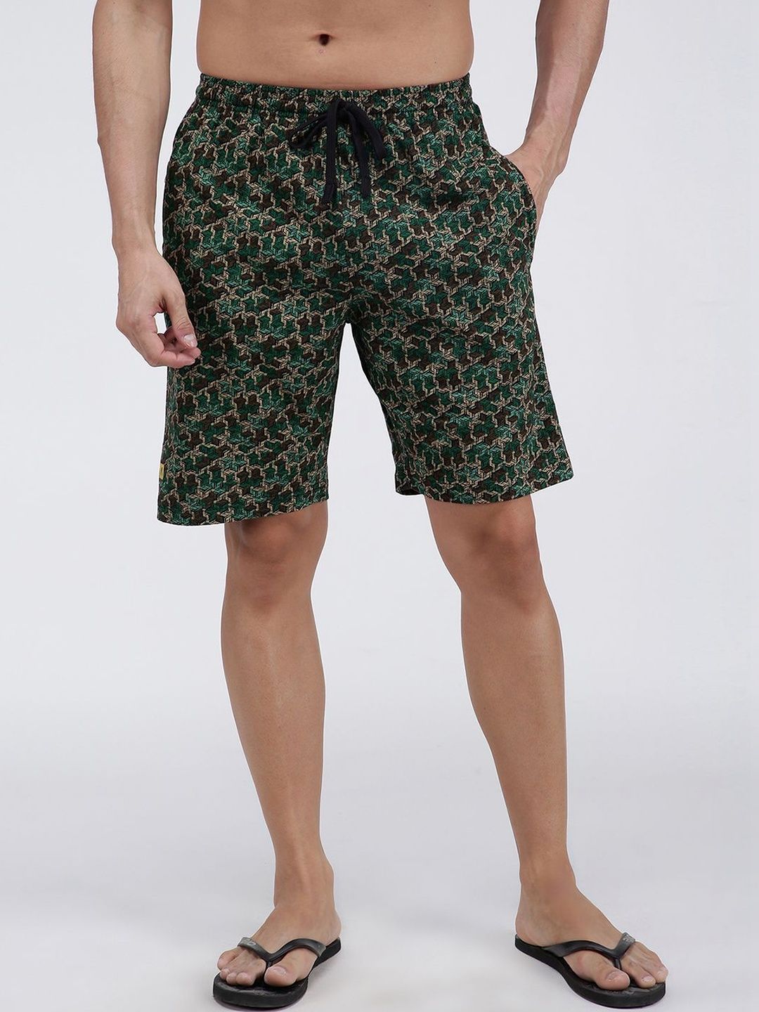 AMUL COMFY Men Printed Lounge Shorts