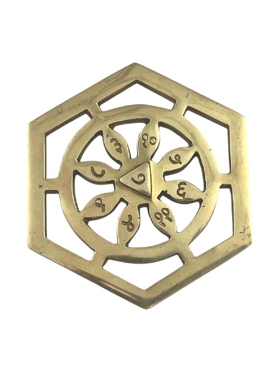 numeroastro Gold-Toned Religious Figurine Showpiece