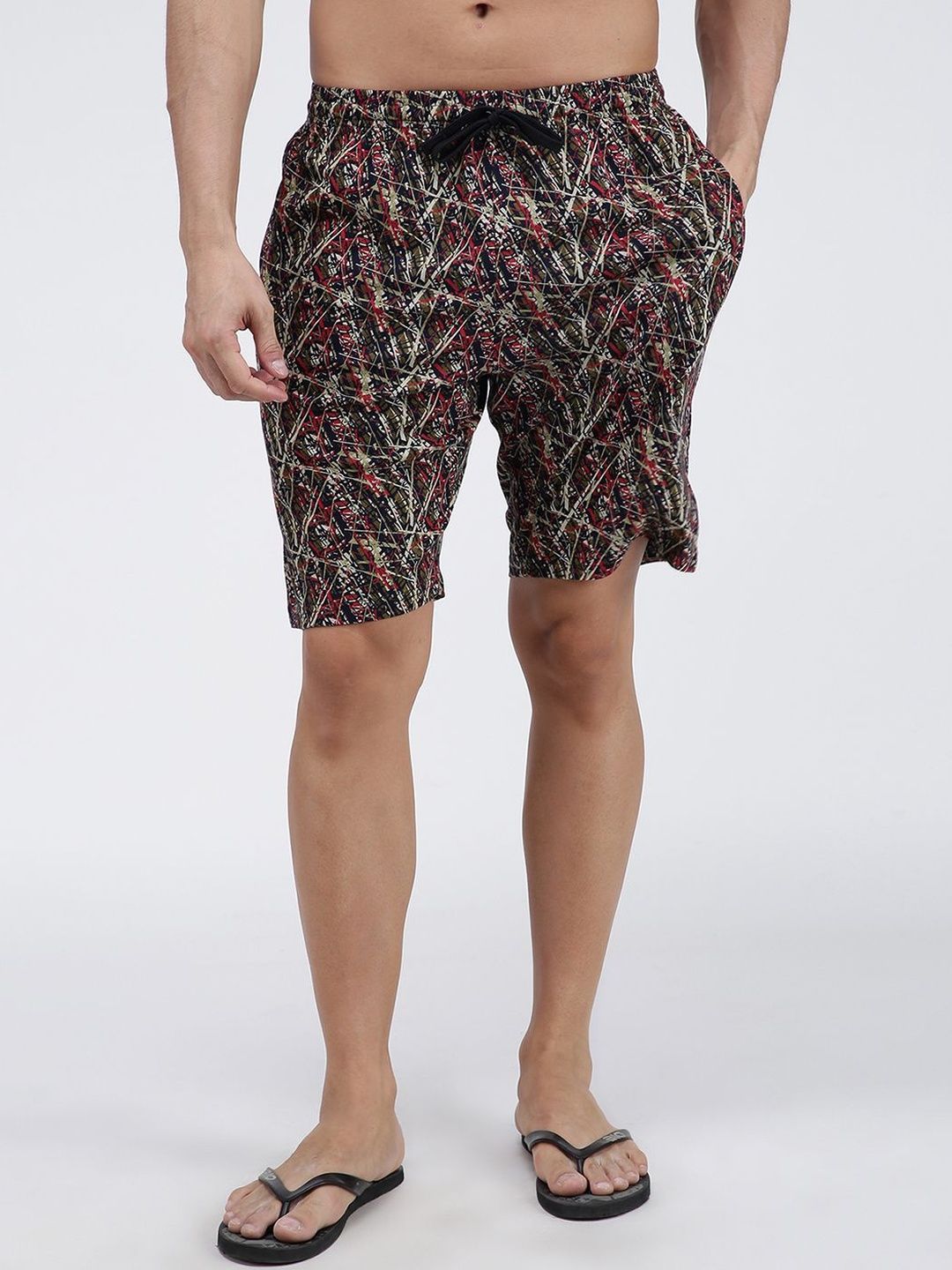 AMUL COMFY Men Printed Lounge Shorts