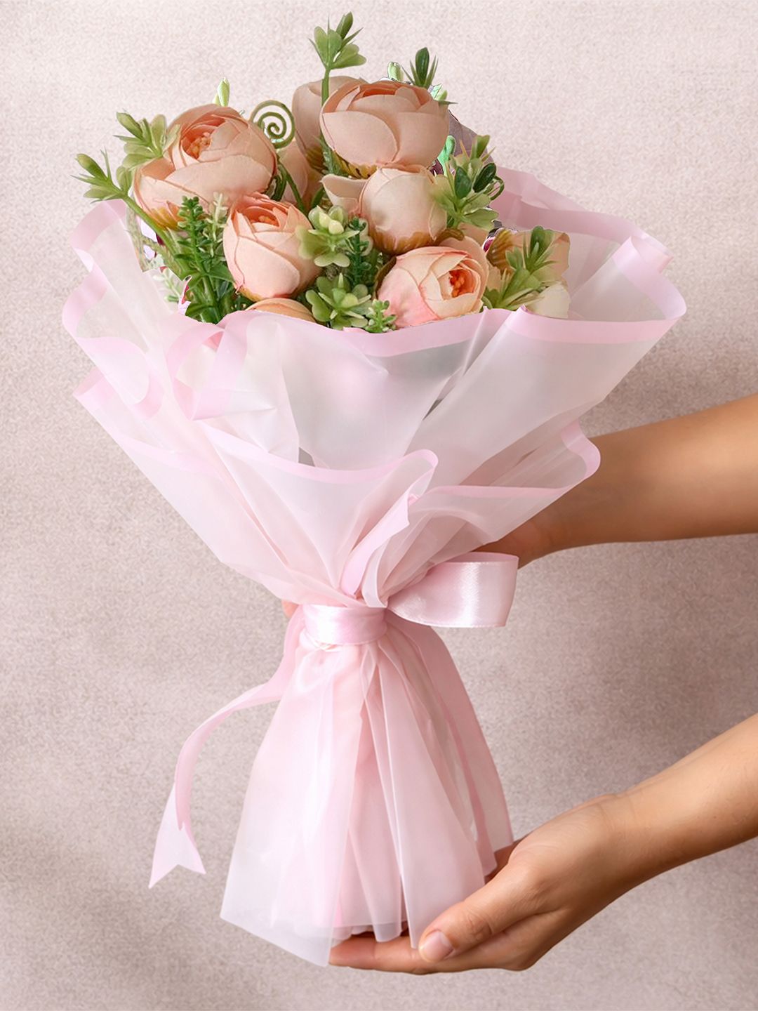 *＊Flower＊*ページ Buy Art Street Pink Rose Artificial Flower - Artificial Flowers