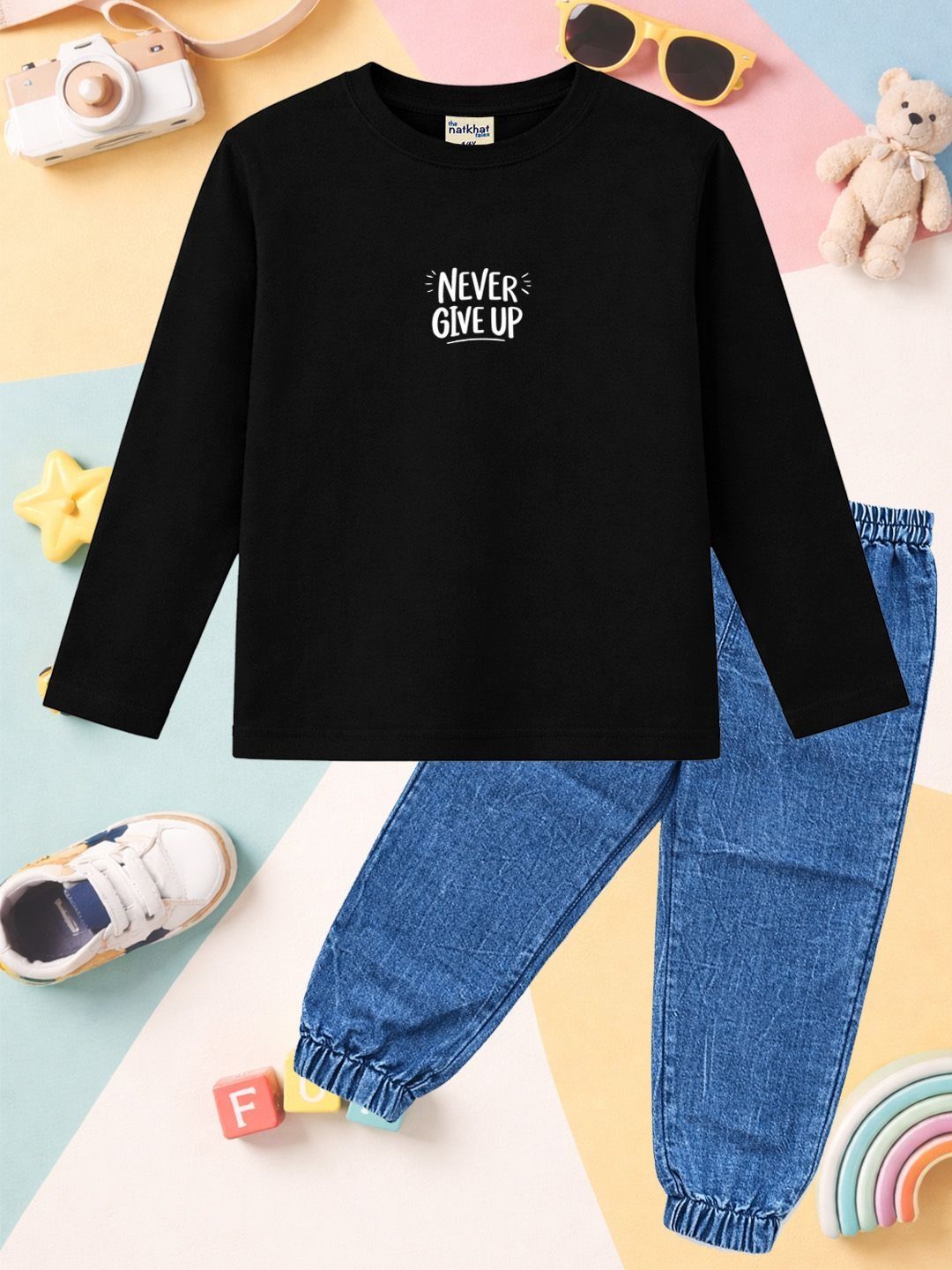 The Natkhat Tales Unisex Kids Printed T-shirt