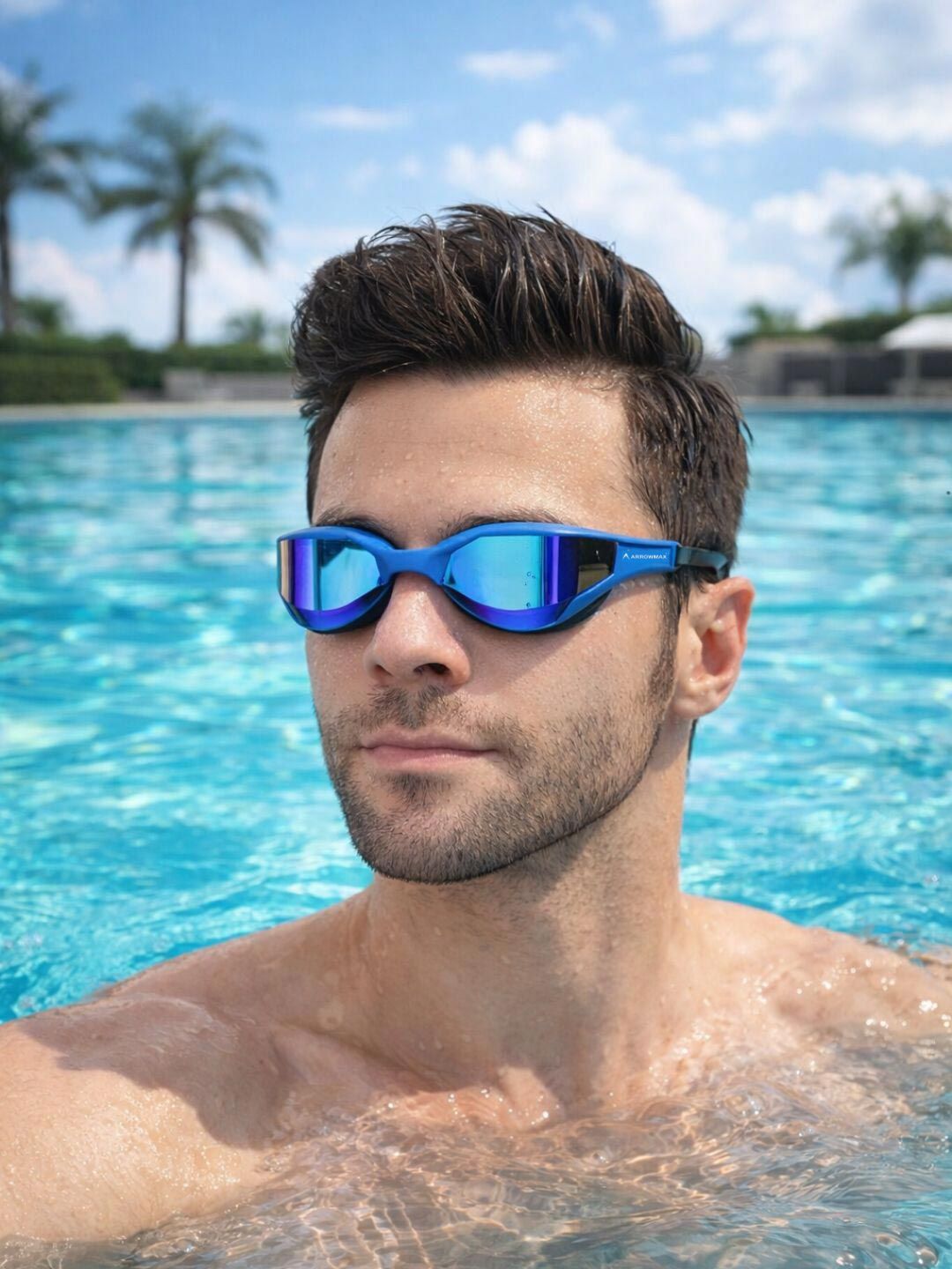 ARROWMAX Premium Anti-Fog Swimming Goggles