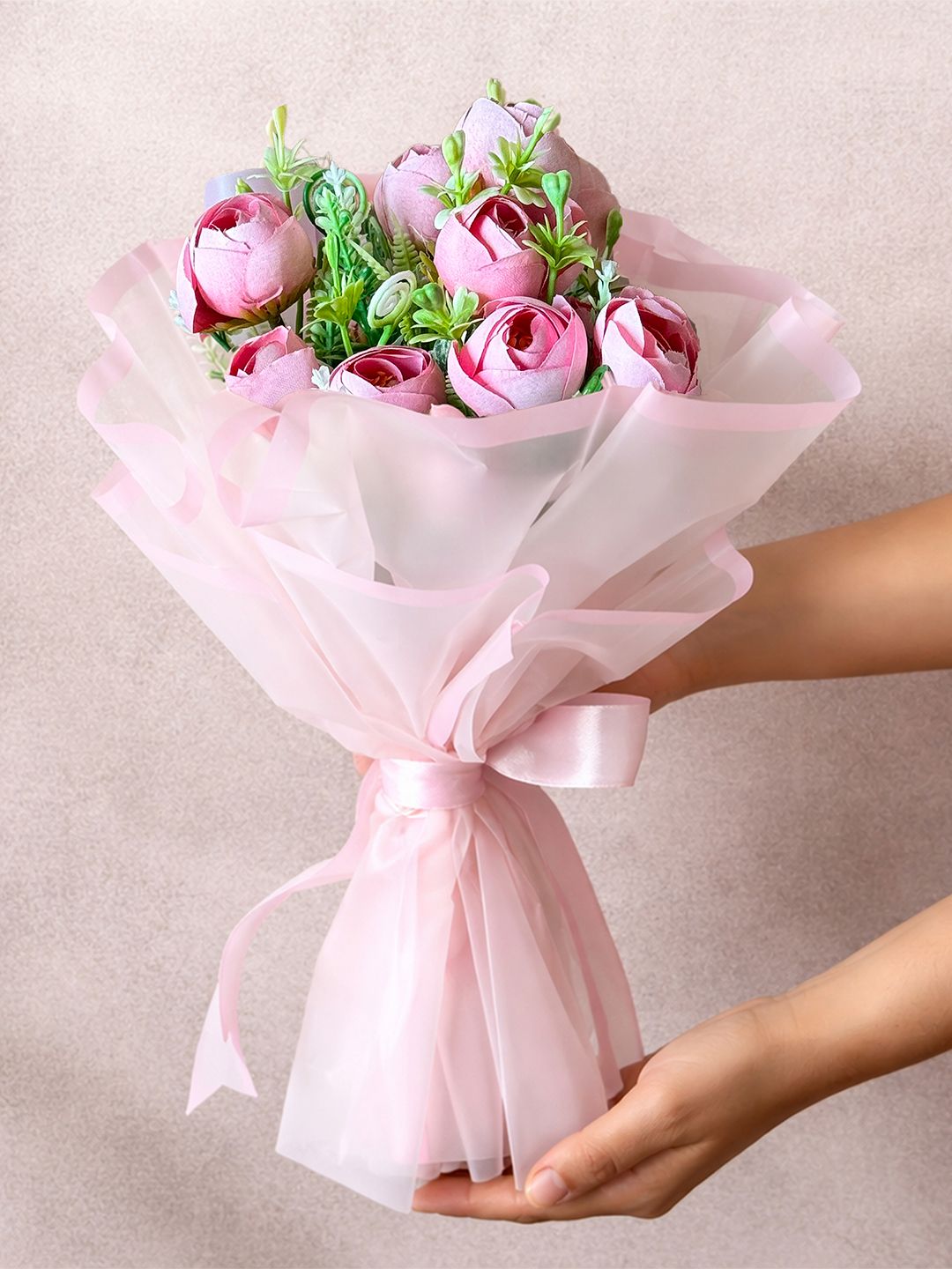 Art Street Art Street Pink Rose Artificial Flower