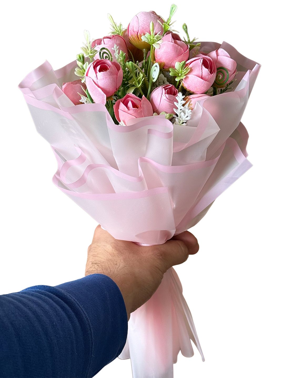 Buy Art Street Pink Rose Artificial Flower - Artificial Flowers