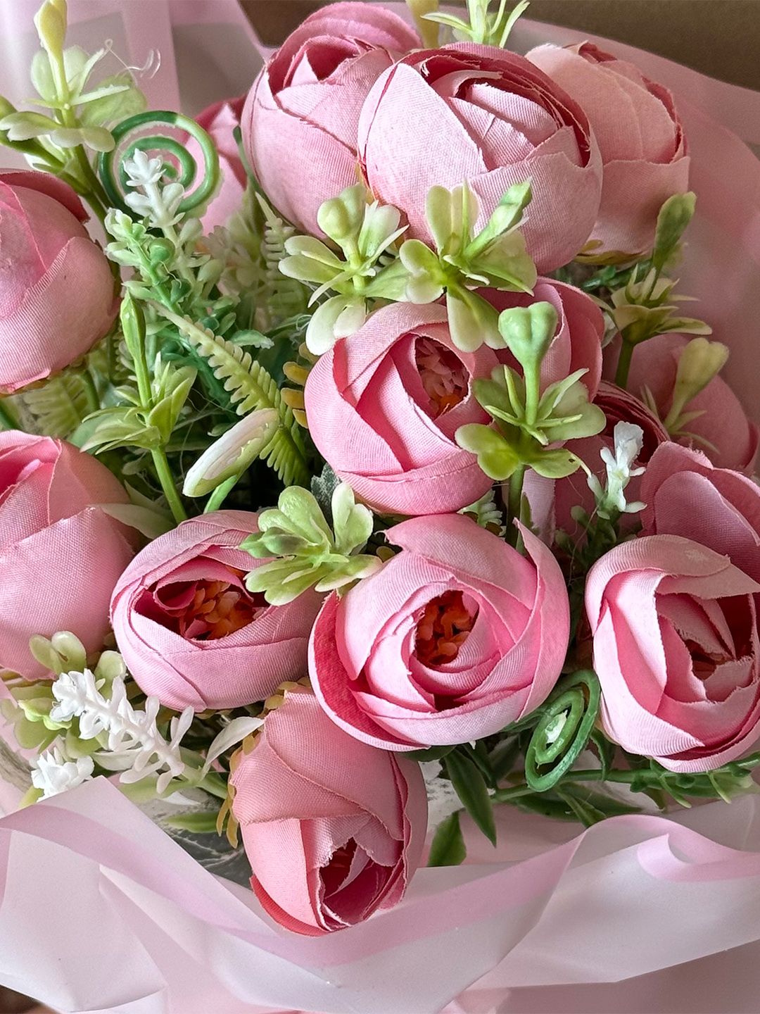 Buy Art Street Pink Rose Artificial Flower - Artificial Flowers