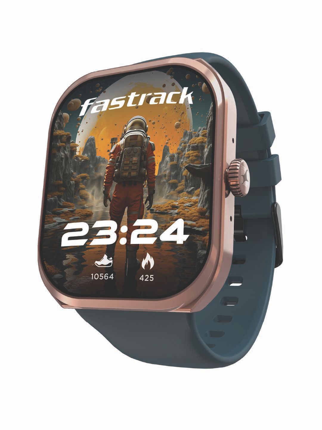 Fastrack Styler X2+2.01 UltraVU Display BT Calling Functional Crown IP68 Smart Watch