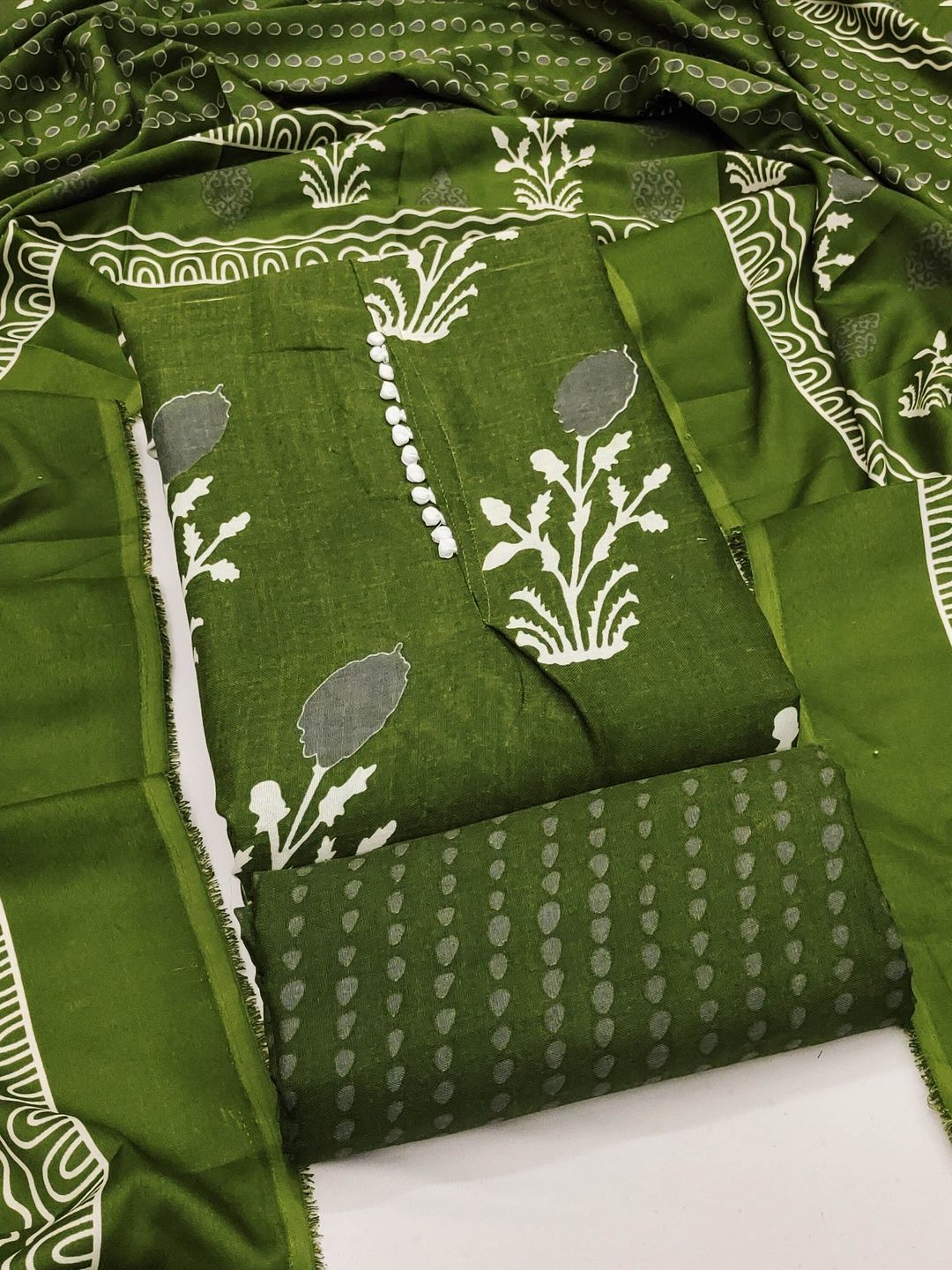 Dhaaga Ghar Printed Unstitched Dress Material