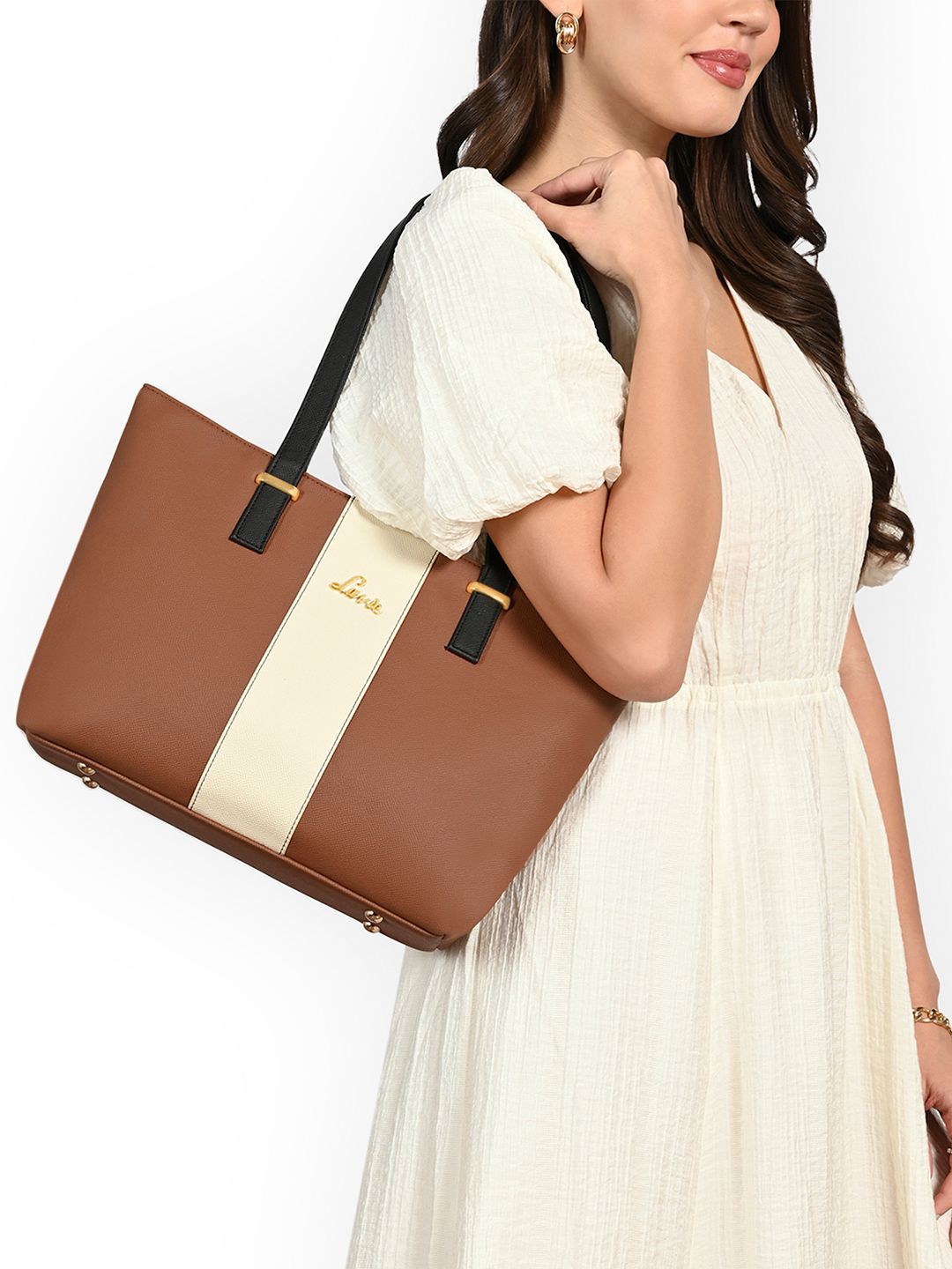 Lavie Lavie Women Kara Colourblock Tote Bag