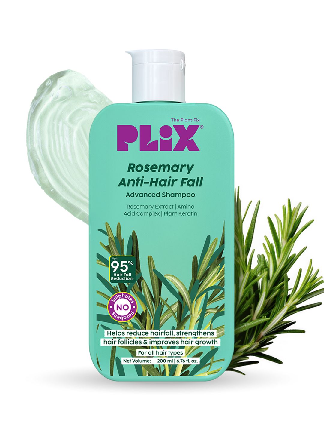 PLIX THE PLANT FIX Rosemary Anti HairFall Advanced Shampoo with Plant Keratin - 200 ml deal from myntra PLIX THE PLANT FIX Rosemary Anti HairFall Advanced Shampoo with Plant Keratin - 200 ml deal from myntra