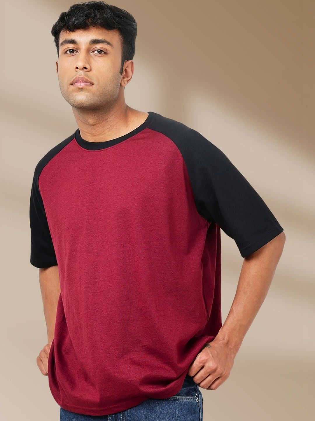 Cool Plus Men Colourblocked T-shirt