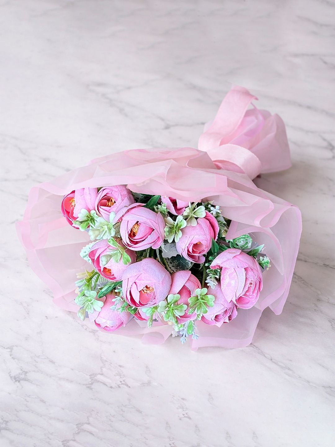 Buy Art Street Pink Rose Artificial Flower - Artificial Flowers