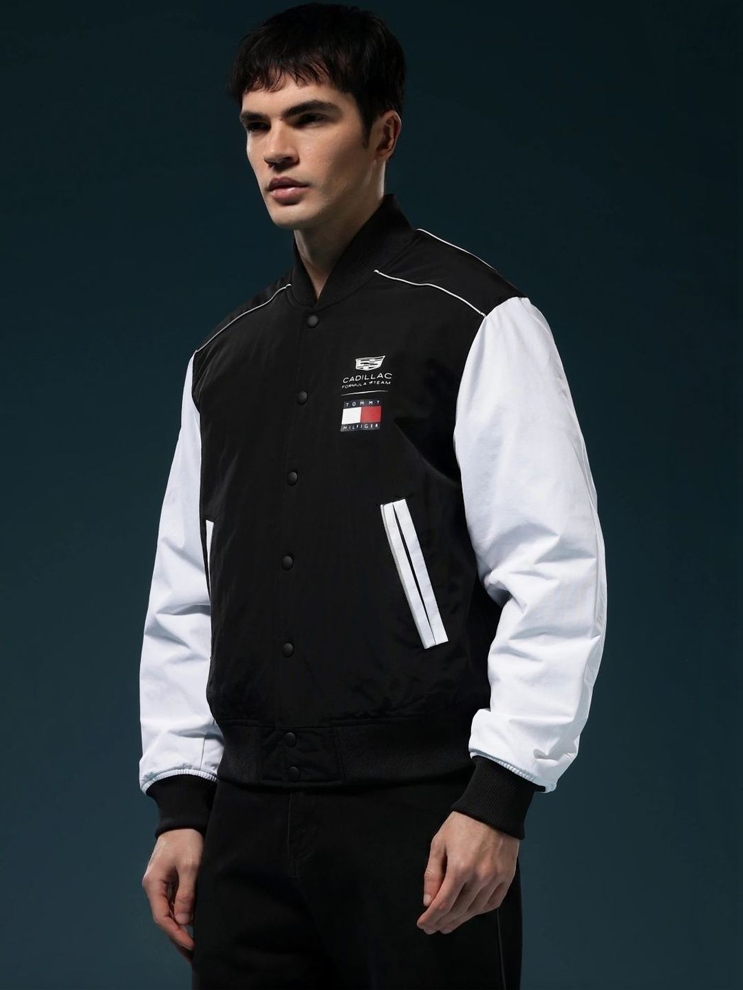 Tommy Hilfiger F1 Cadillac Typographic Regular Fit Nylon Jacket