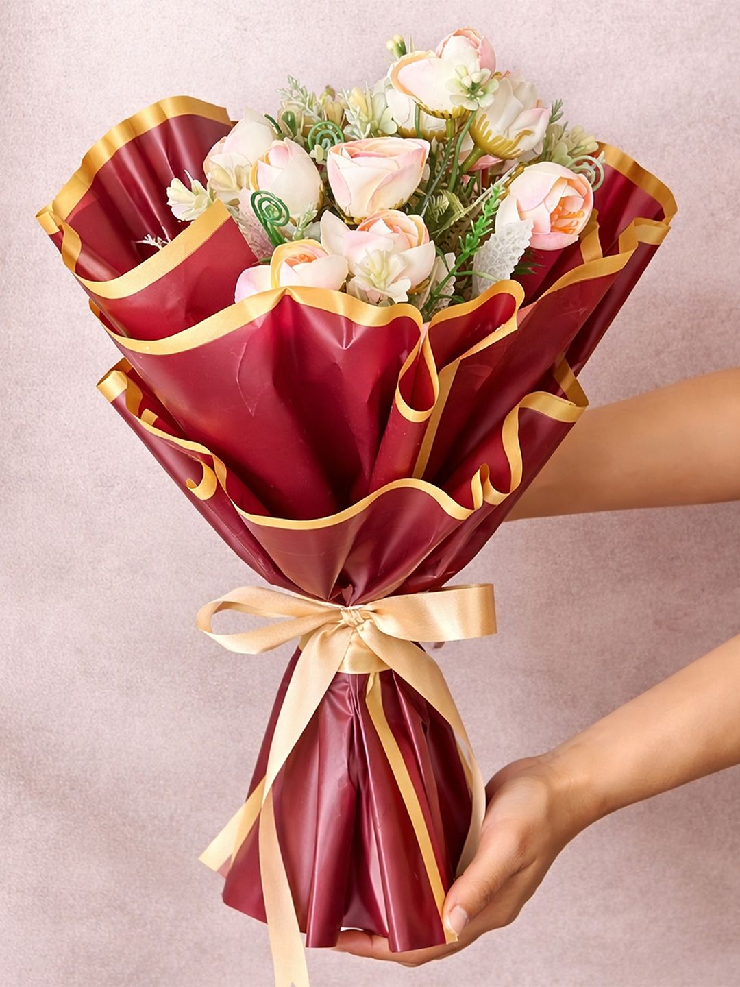 Buy Art Street Pink Rose Artificial Flower - Artificial Flowers