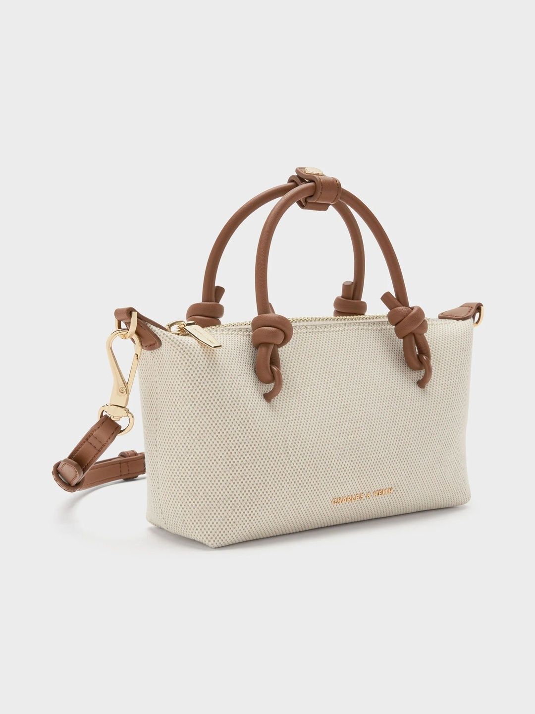 Sammie Canvas Knotted-Handle Tote Bag