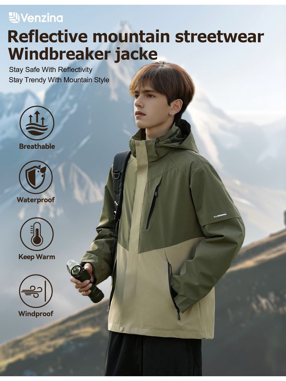新品 BRIEFING MEN’S WINDBLOCK KNIT BLOUSON Buy venzina Men Colourblocked Windcheater Outdoor Puffer Jacket