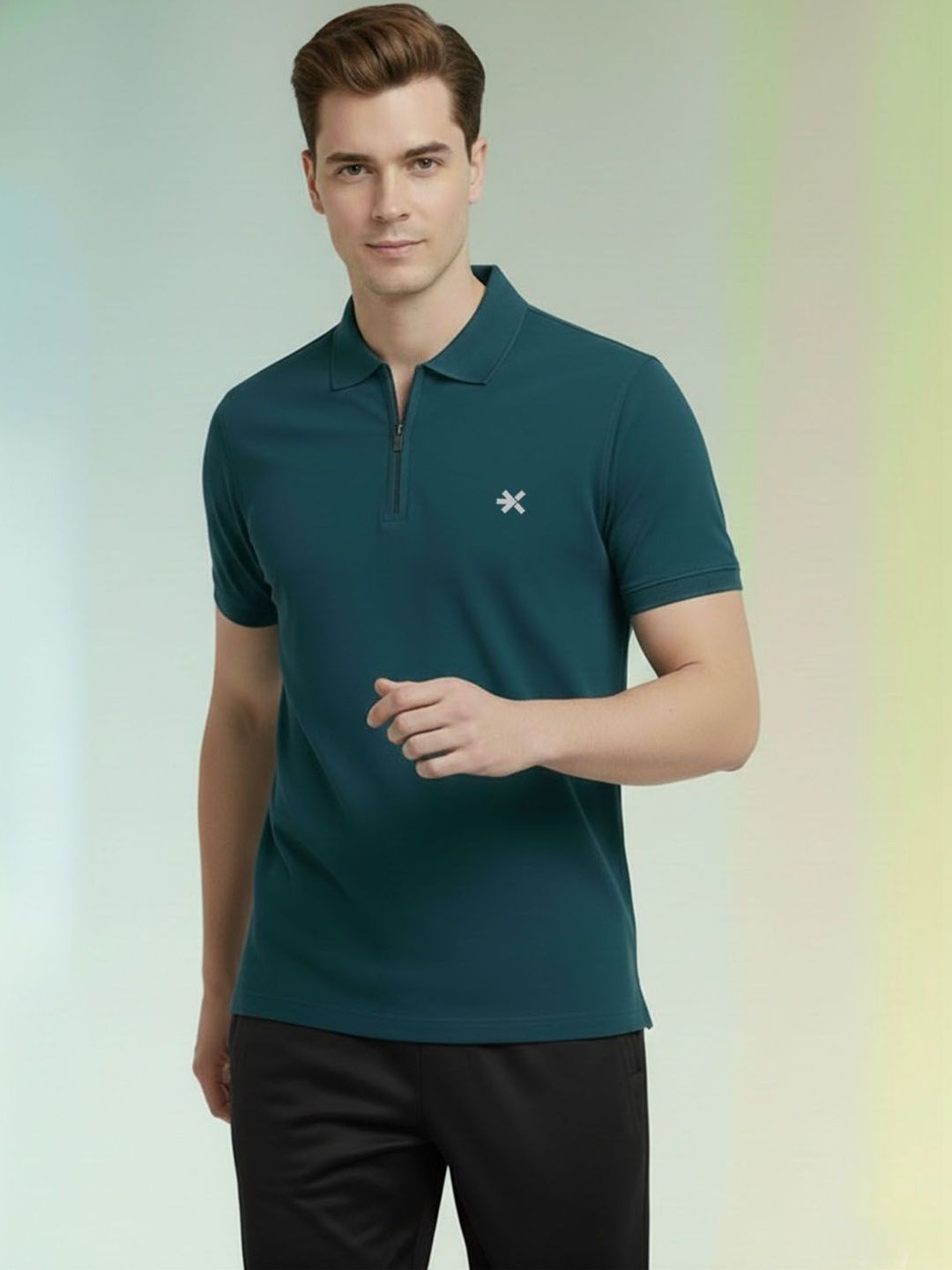 HRX by Hrithik Roshan Men Polo Collar T-shirt
