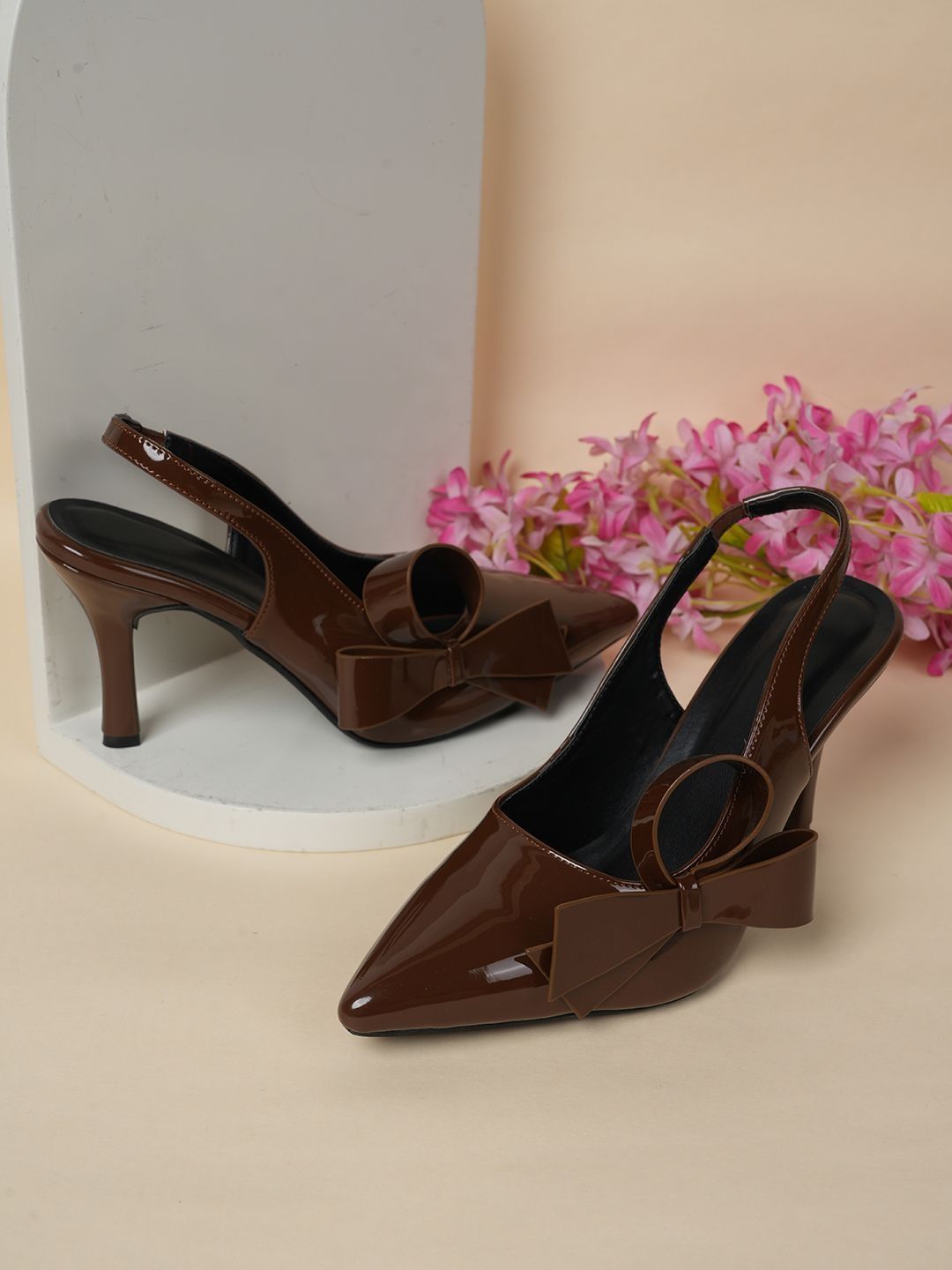 MOZAFIA MOZAFIA Party Slim Heeled Pumps with Bows