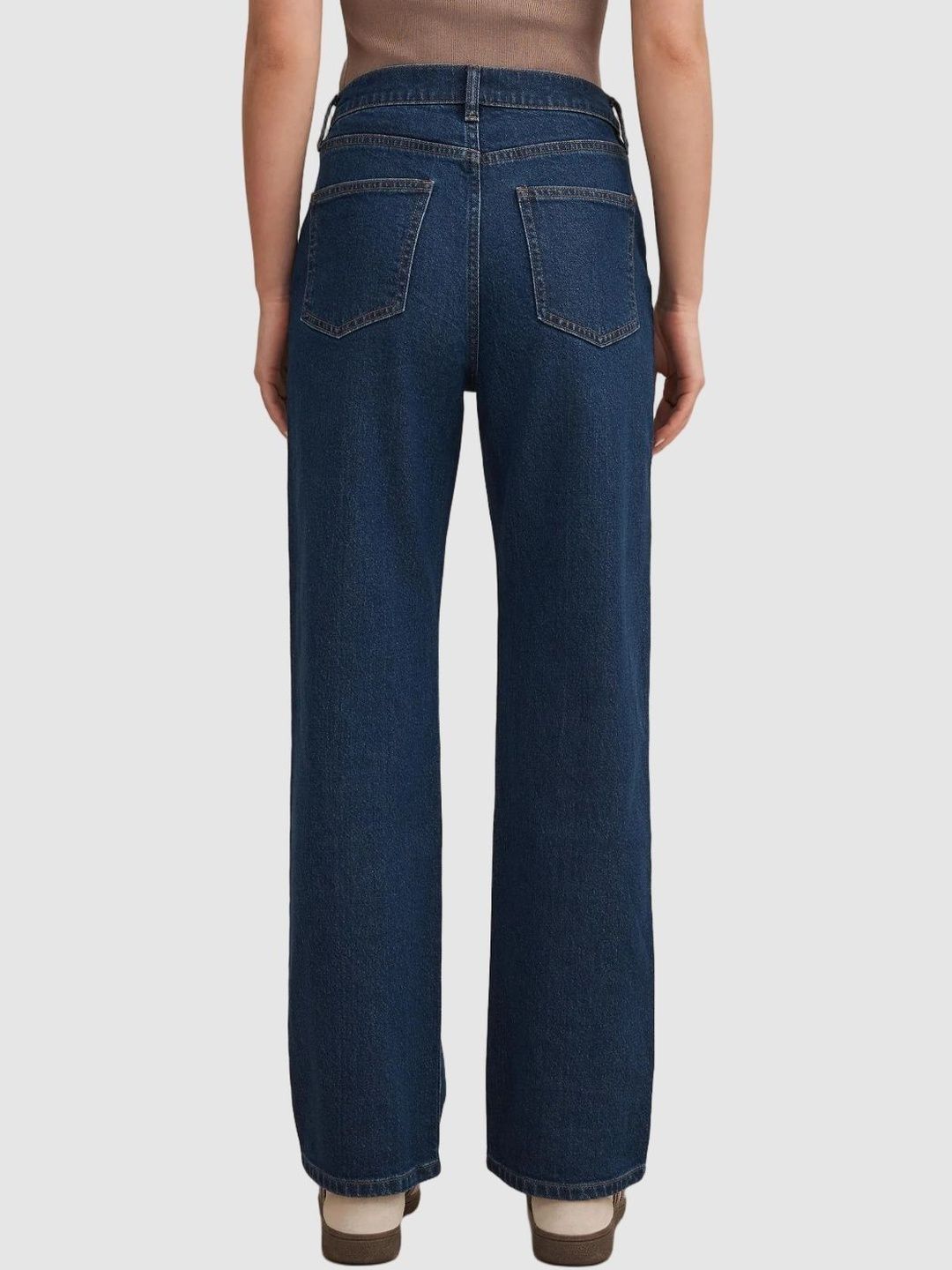 Straight Fit High-Rise Stretchable Jeans