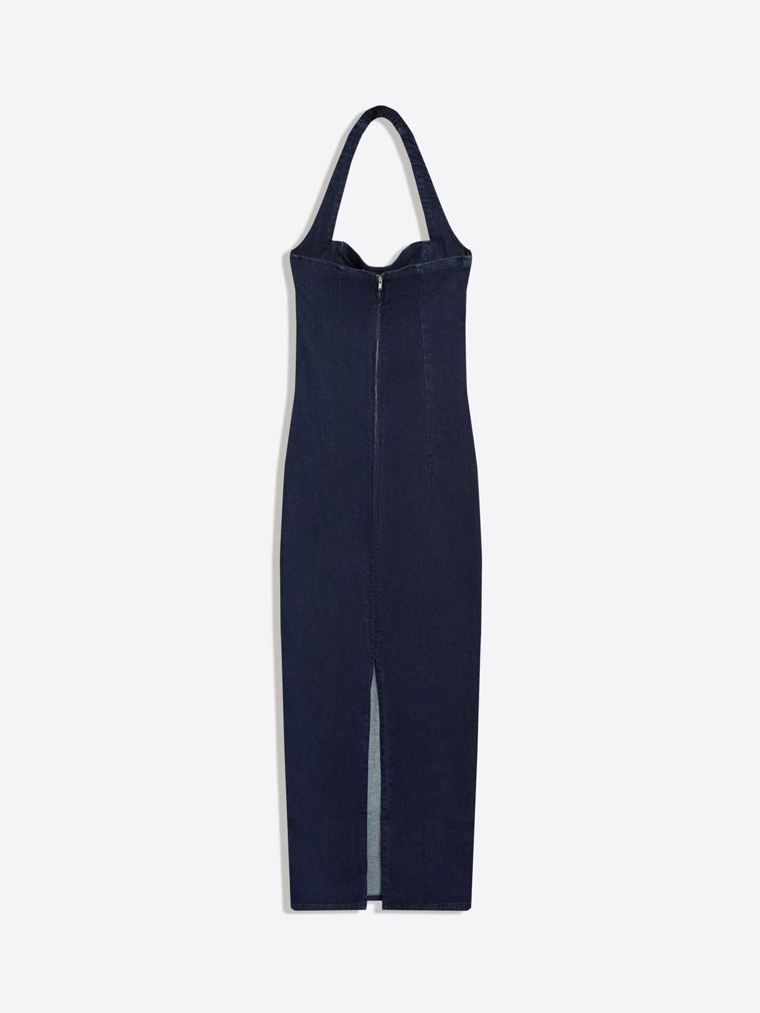 Denim midi dress