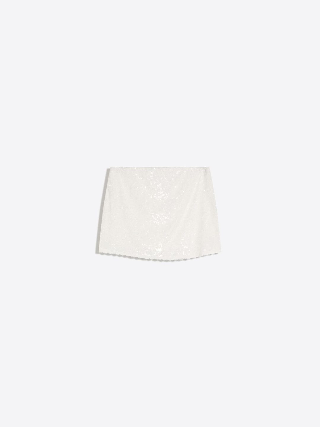 Lace sequin mini skirt