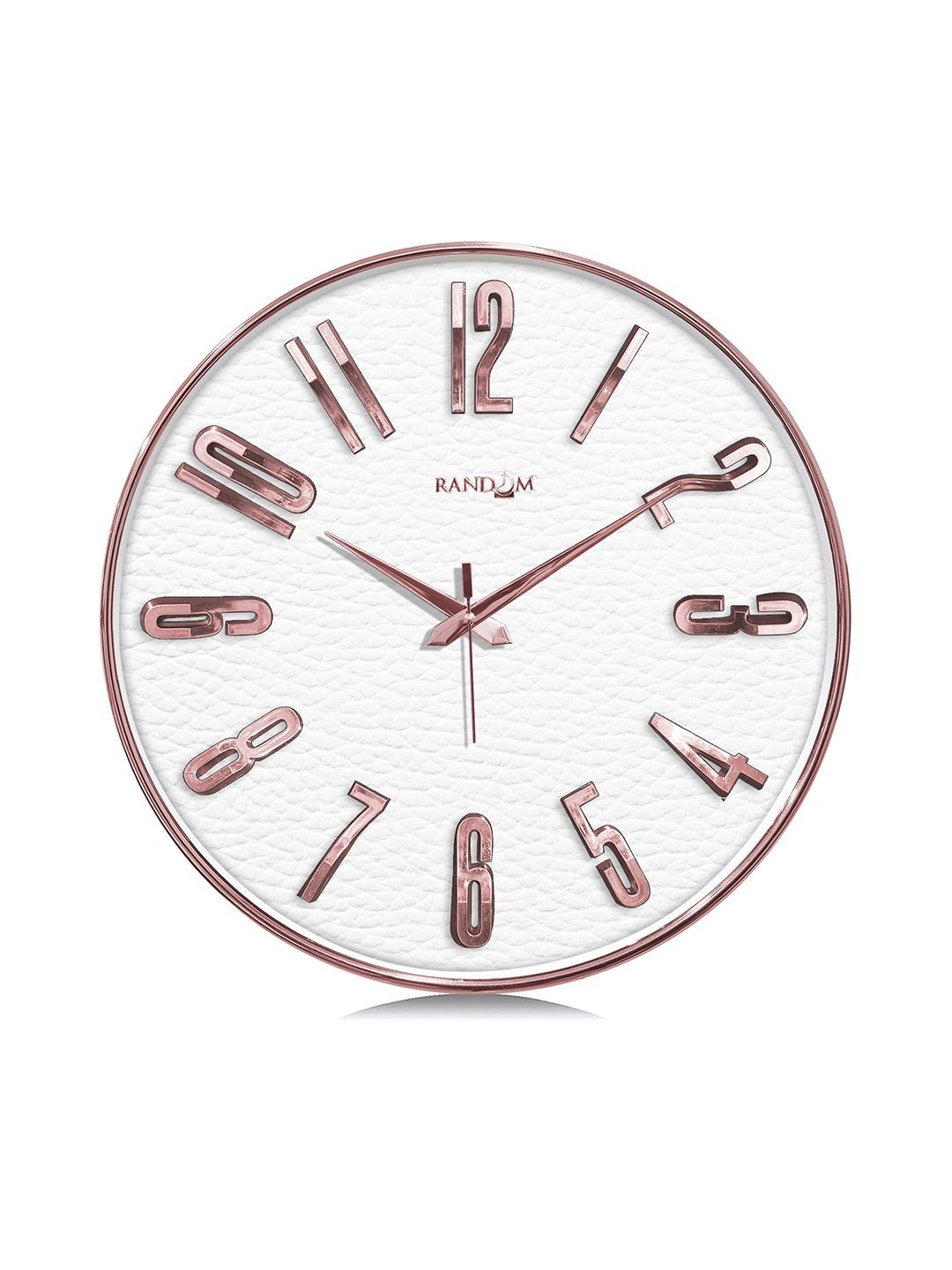 RANDOM Multicoloured & White Textured Wall Clock