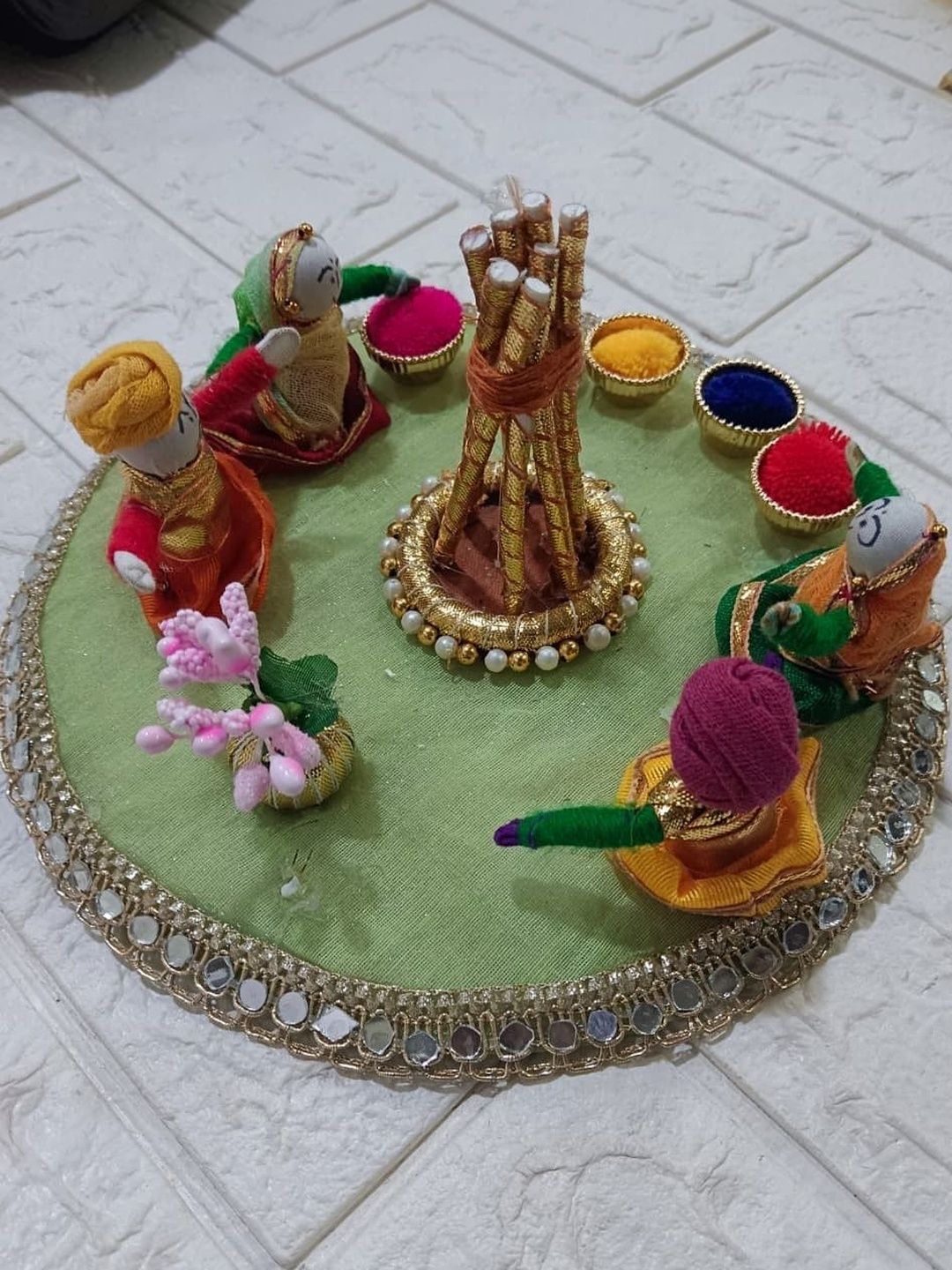 Nutts Green Decoration Plat