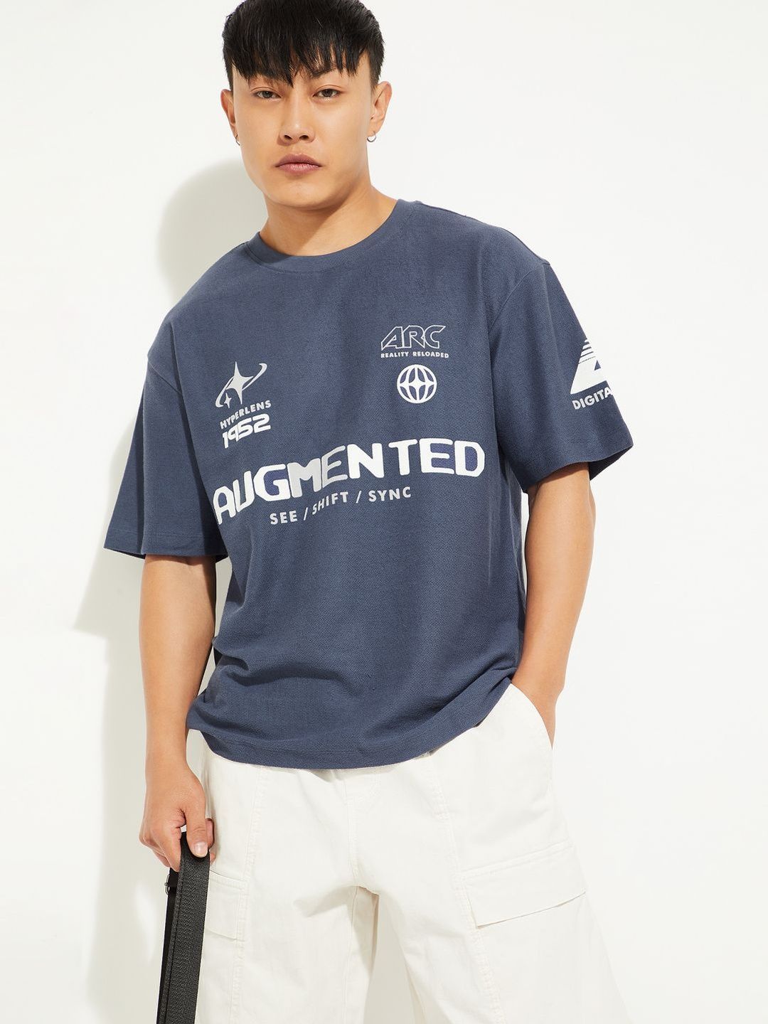 max Men Typography Printed T-shirt
