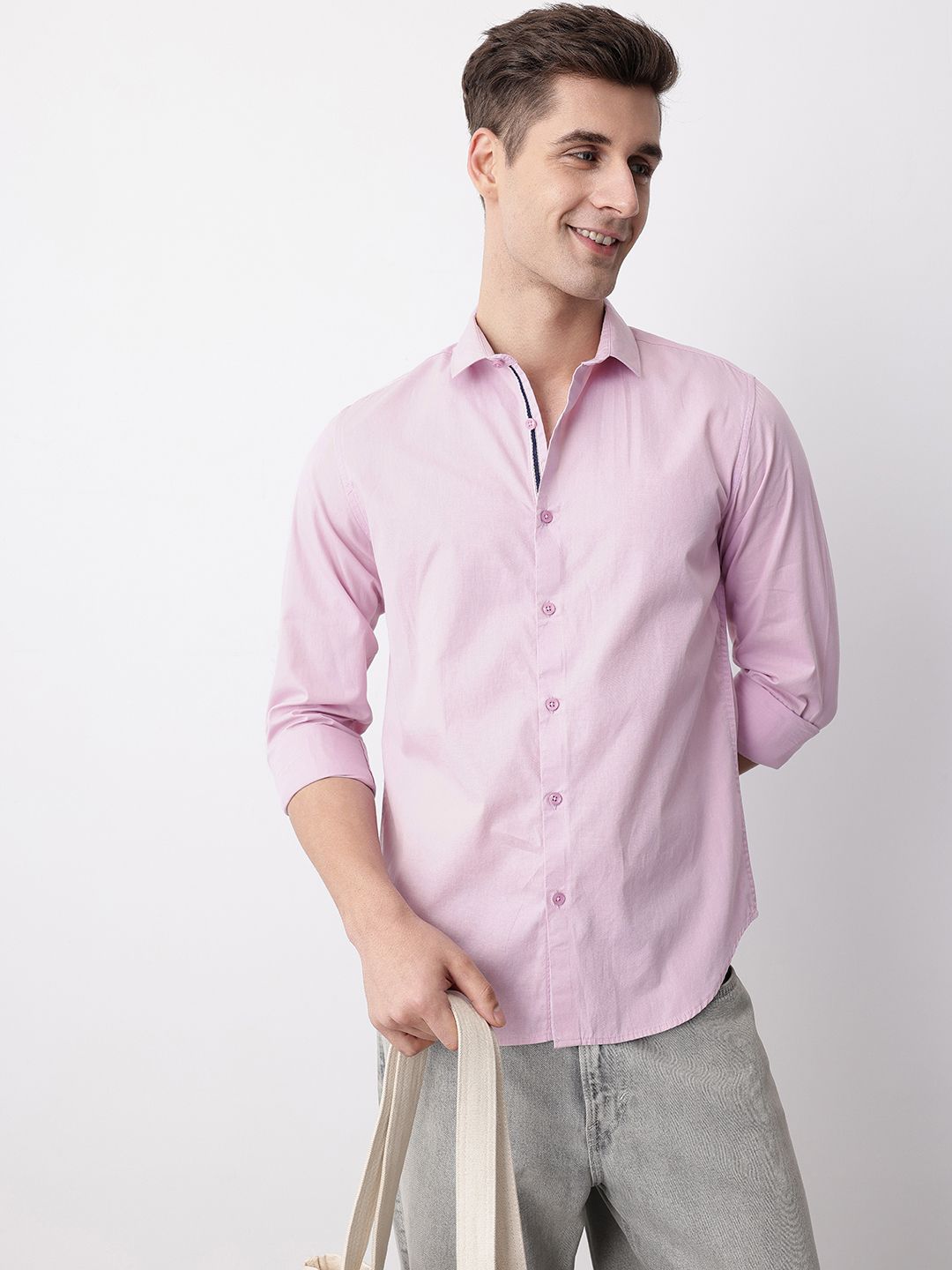Mast & Harbour Slim Fit Pure Cotton Casual Shirt