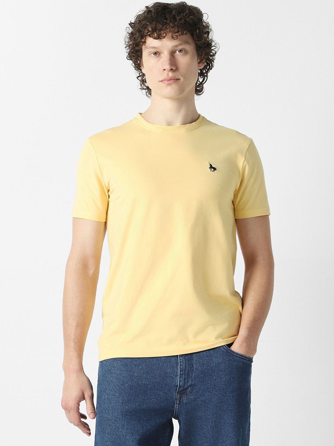 Van Heusen Sport Men Brand Logo Slim Fit T-shirt