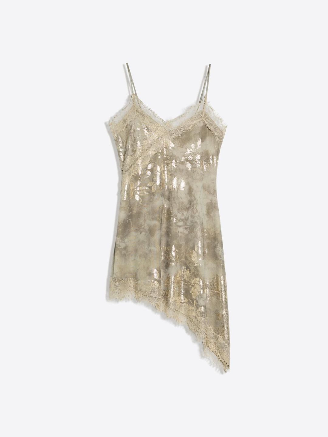Lace tulle mini dress