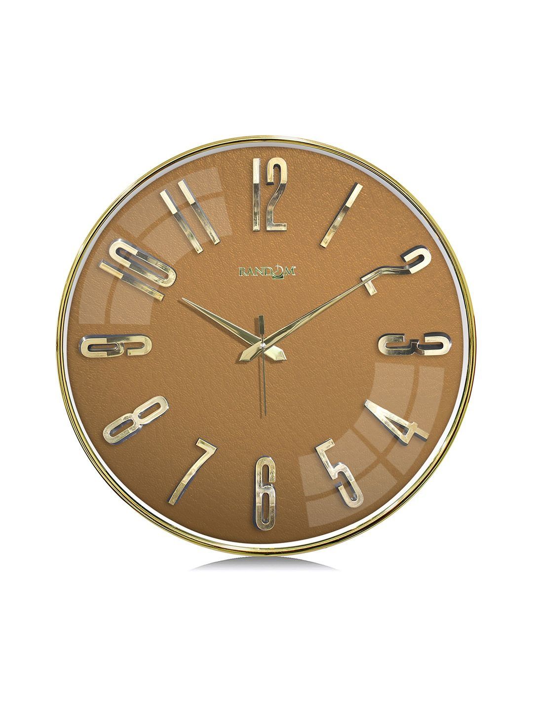 RANDOM Multicoloured & Brown Wall Clock