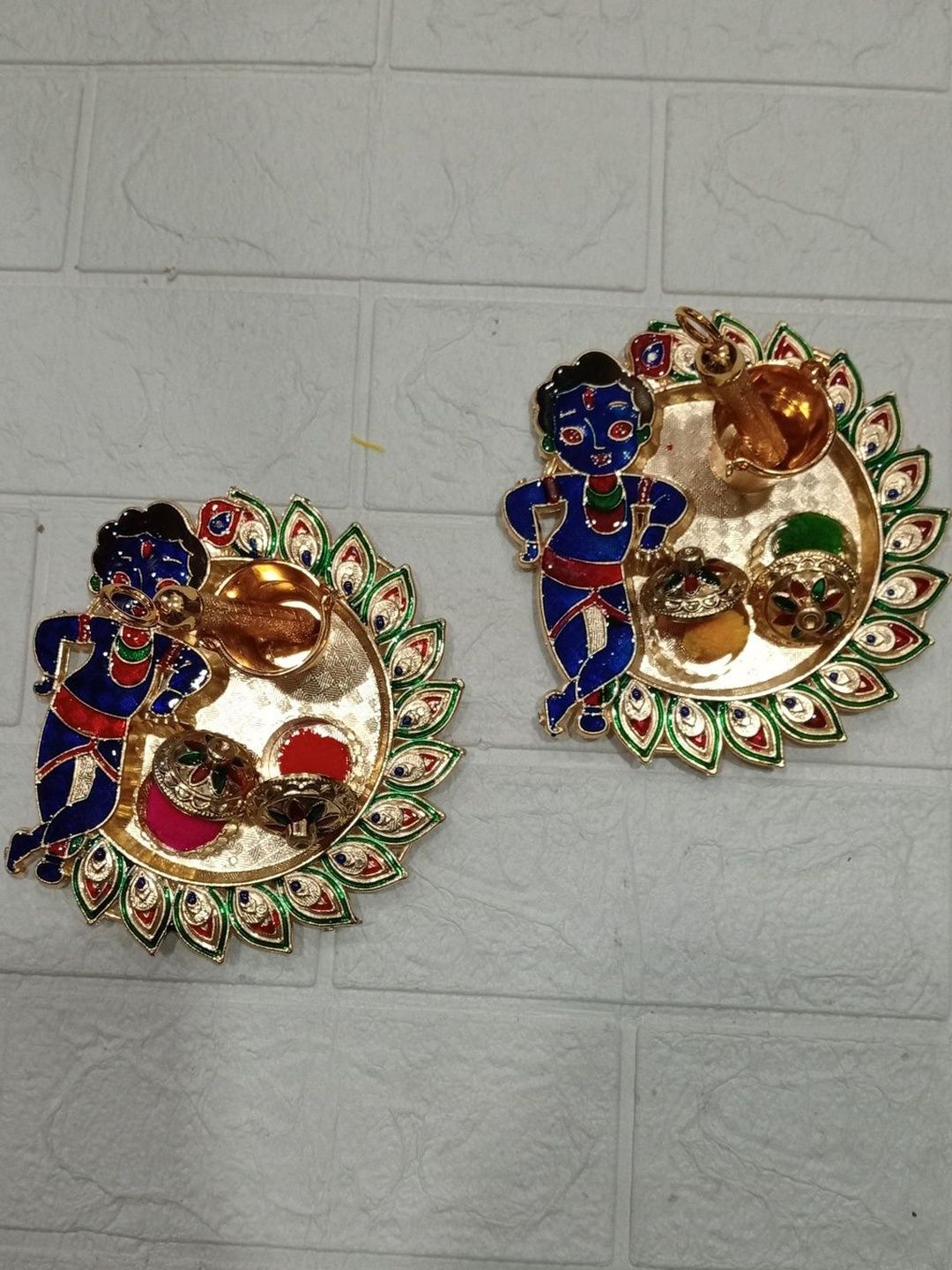 Nutts Blue Decoration Plate