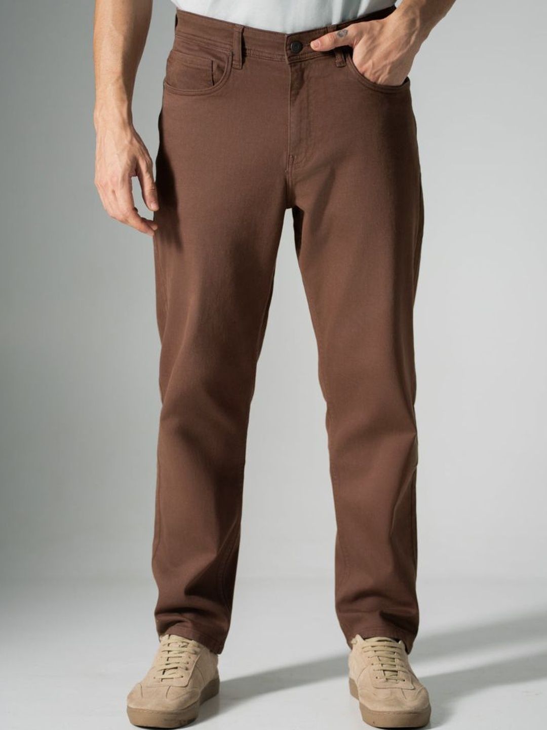 SZN Men Classic Regular Fit Mid-Rise Jeans
