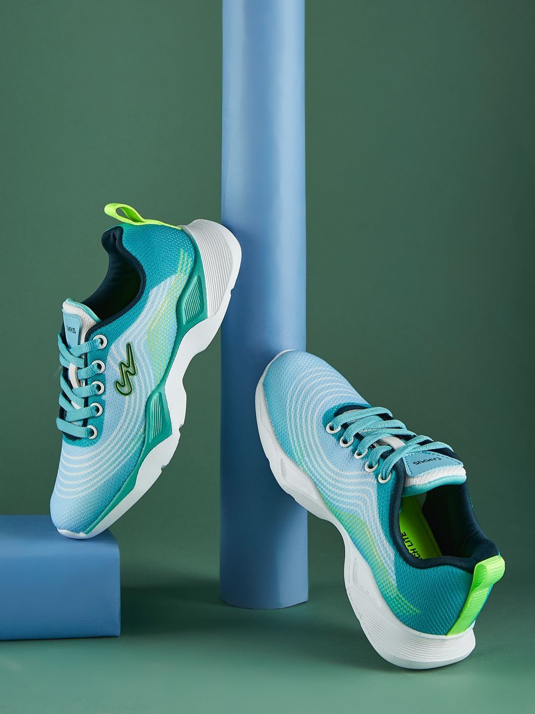 Campus Unisex Kids Mesh Running Non-Marking Shoes PABLE