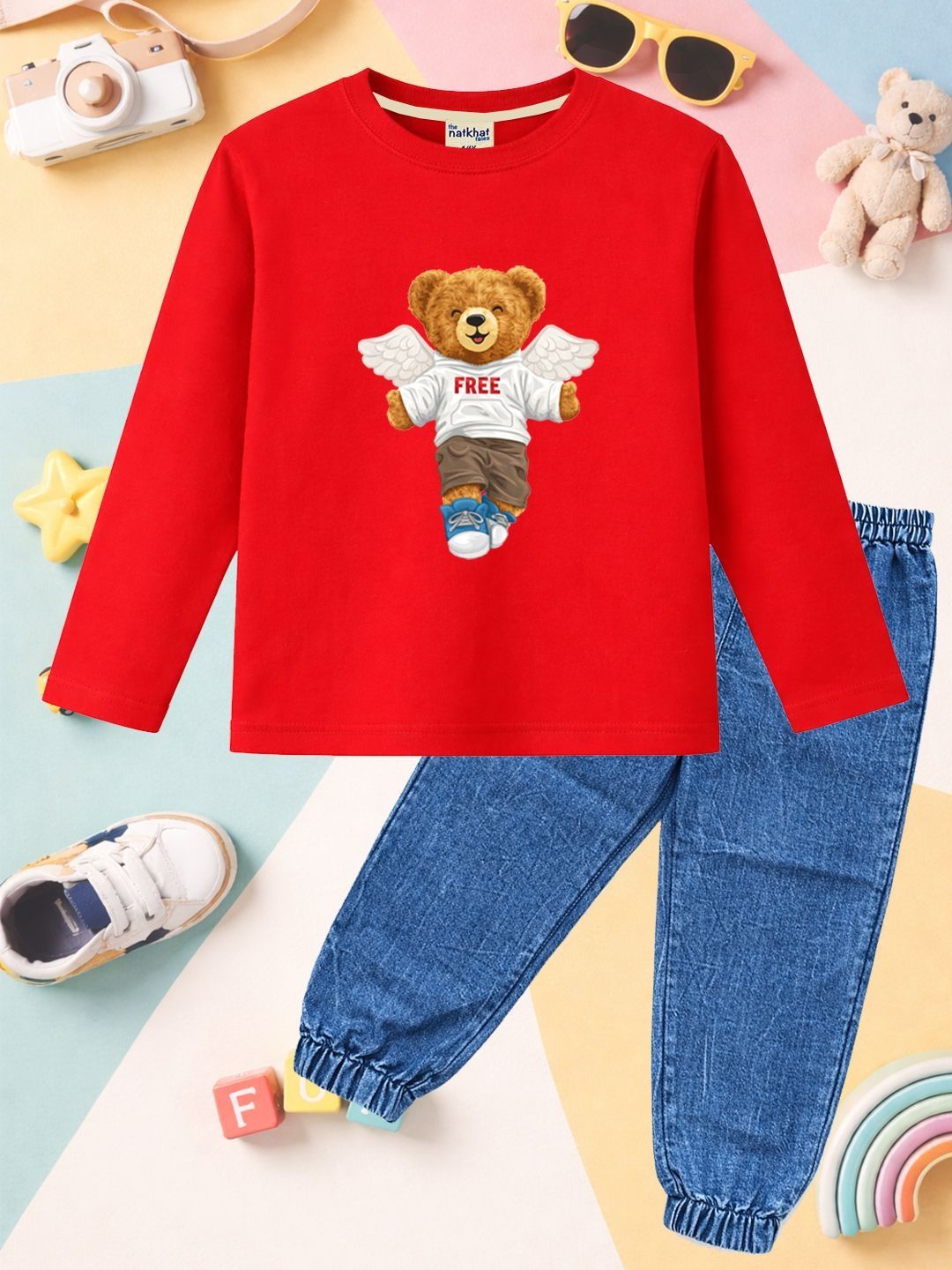 The Natkhat Tales Unisex Kids Printed T-shirt