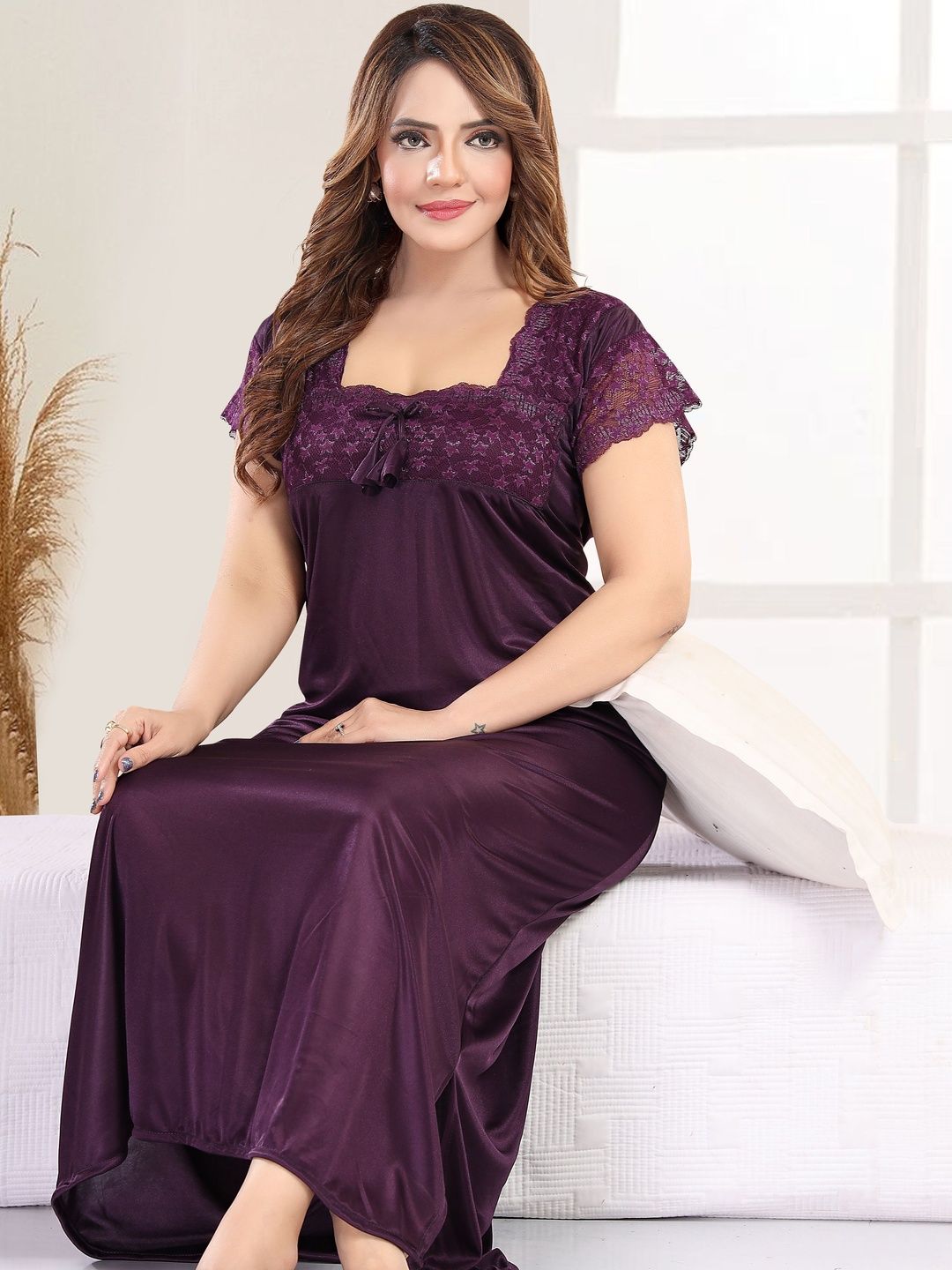 LIFE-TALE LIFE-TALE Maxi Nightdress