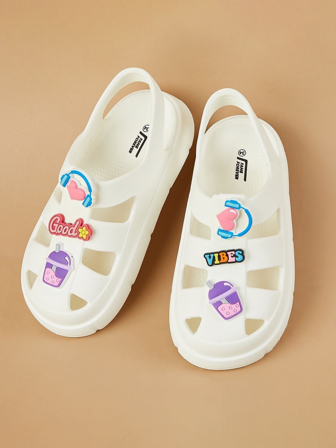 Fame Forever by Lifestyle Fame Forever by Lifestyle Girls Embellished Clogs