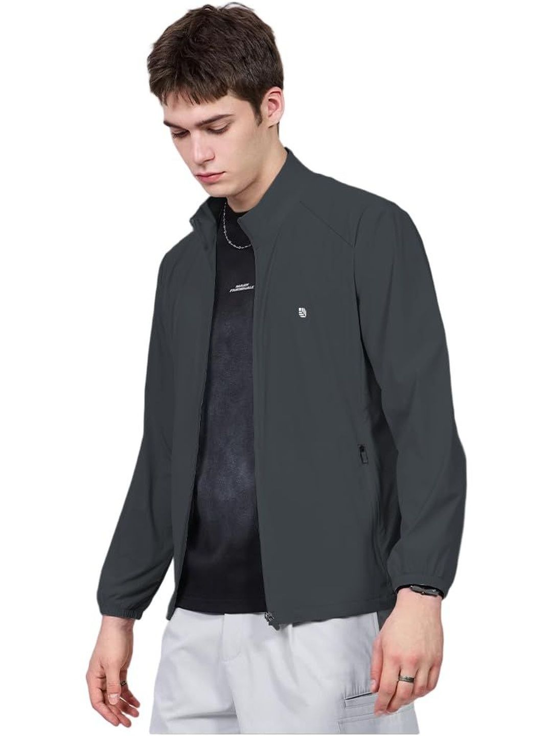 venzina Men Lightweight Outdoor Sporty Jacket
