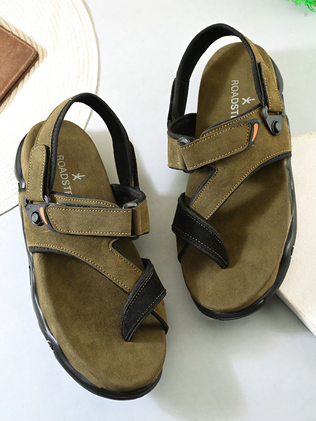 The Roadster Lifestyle Co Men Round -Toe Comfort Sandals