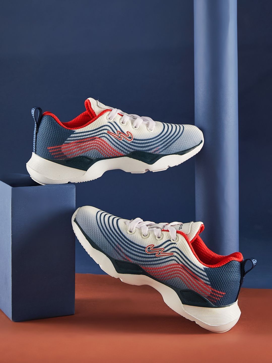 Campus Unisex Kids Mesh Running Non-Marking Shoes PABLE