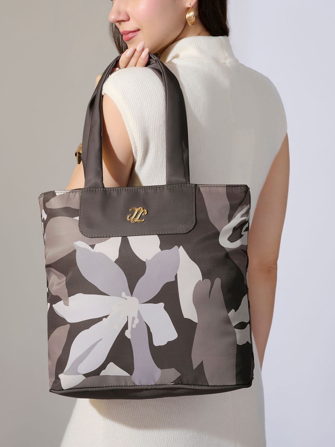 LAVIE Signature LAVIE Signature Floral Printed Shopper Tote Bag