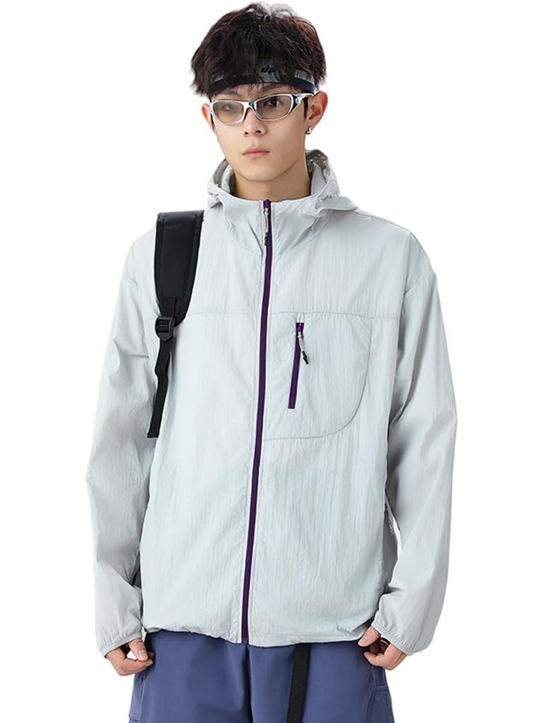 venzina Men Lightweight Outdoor Sporty Jacket