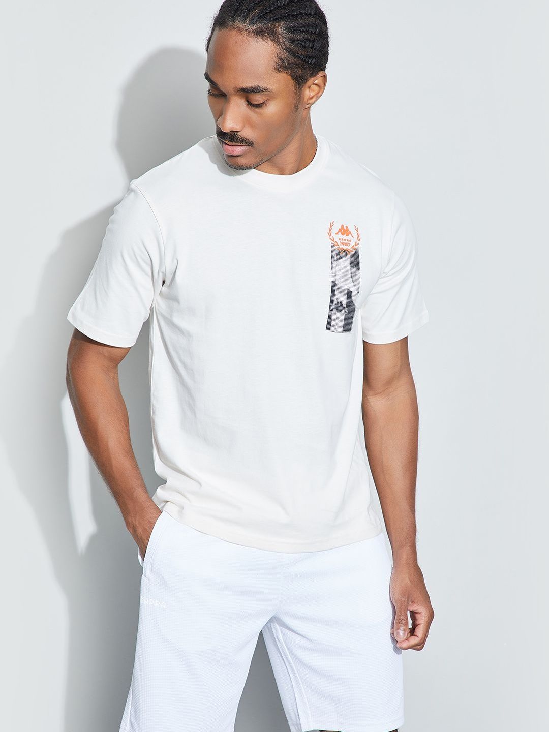 Kappa Men Brand Logo Printed T-shirt