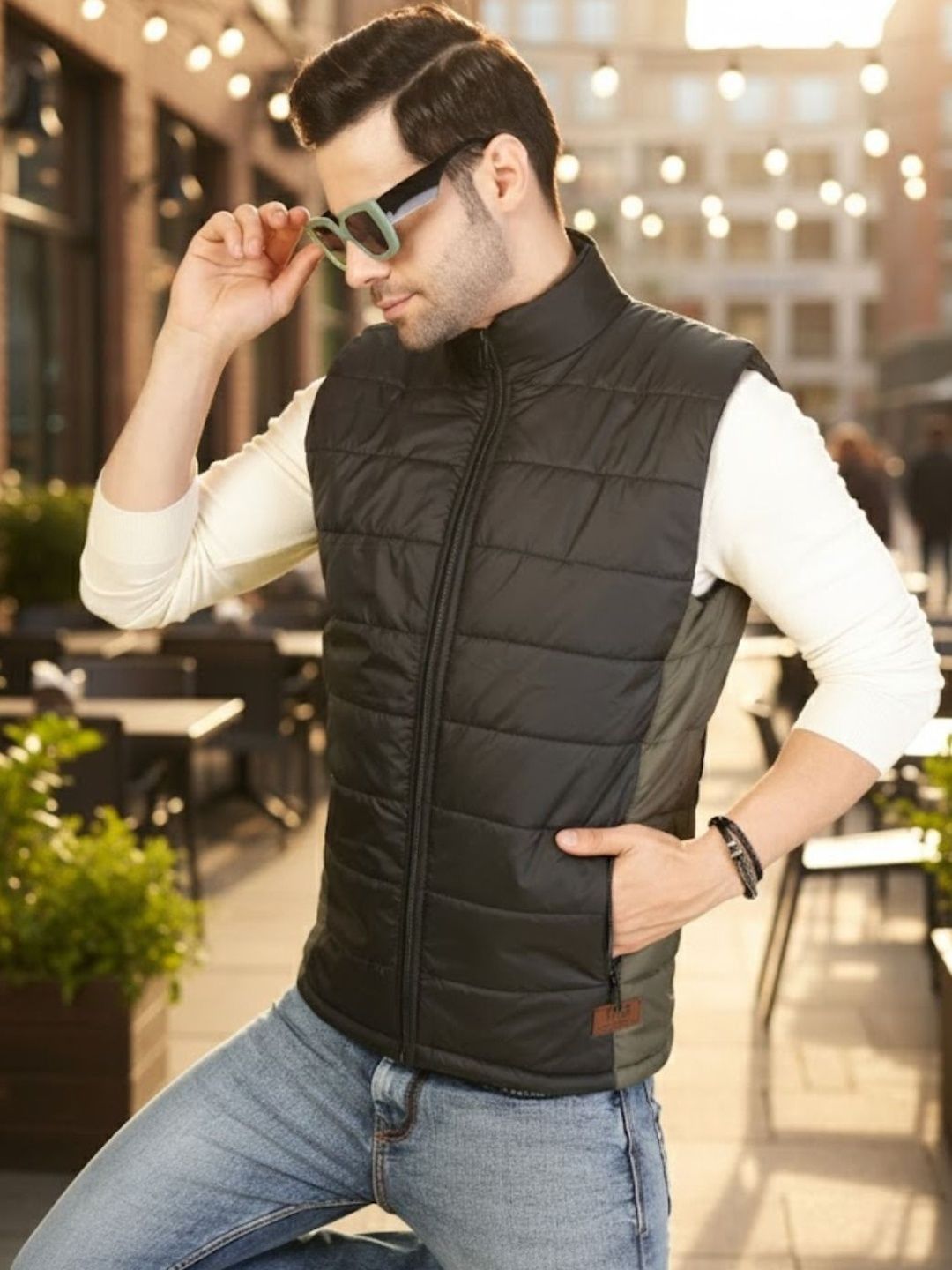 Metronaut Men Colourblocked Insulator Puffer Jacket